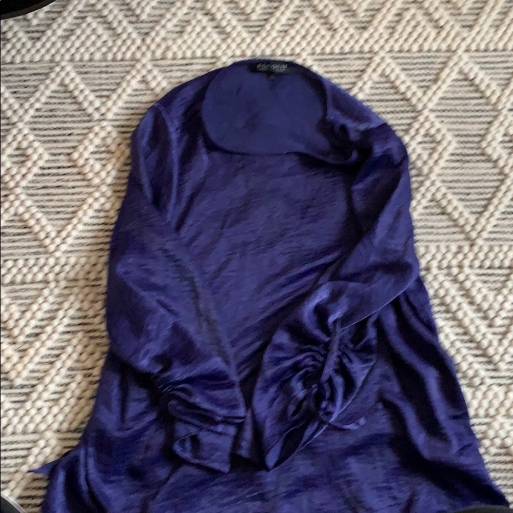 Blouse with Ribbon Tie Sleeve